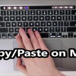 how to copy and paste on macbook