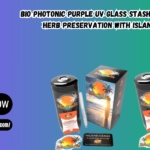 Bio Photonic Purple UV Glass Stash Jar