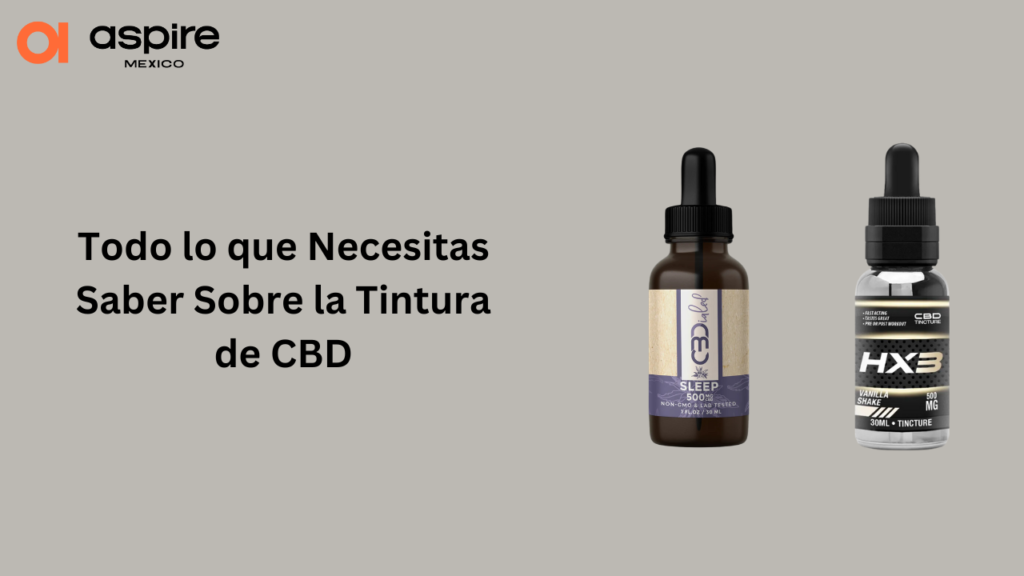 tinturas de CBD