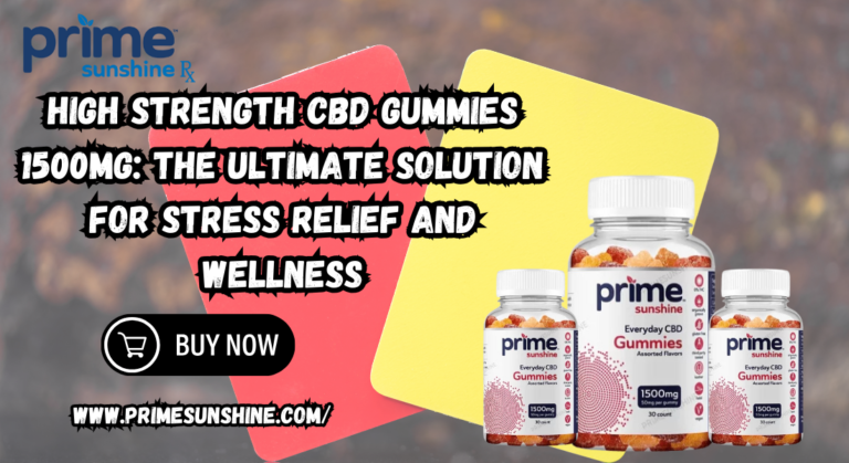 High Strength CBD Gummies 1500MG