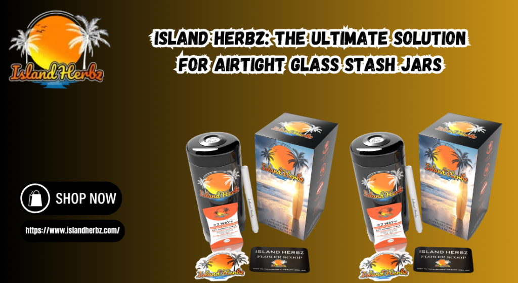 Airtight Glass Stash Jars