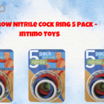 Rainbow Nitrile Cock Ring 5 Pack - Intimo Toys (1)