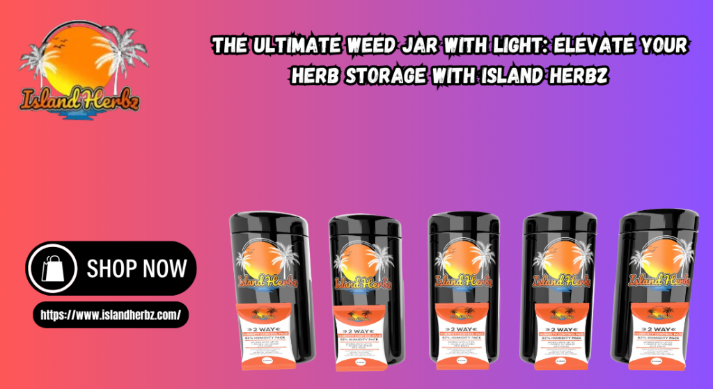 Weed Jar with Light