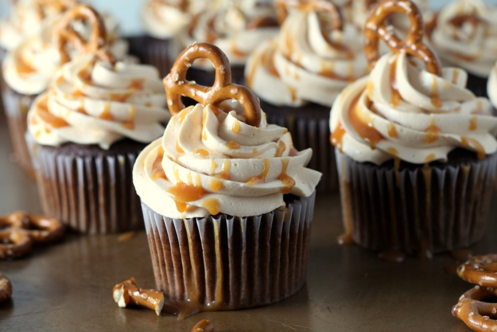 Decadent Salted Caramel Cupcakes