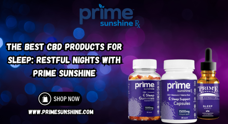 Best CBD Products for Sleep