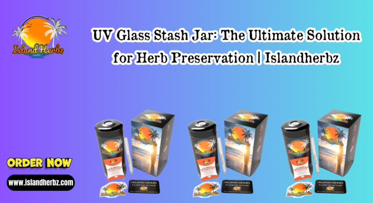 UV Glass Stash Jar