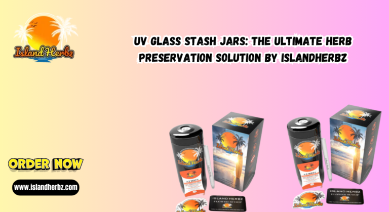 UV Glass Stash Jars