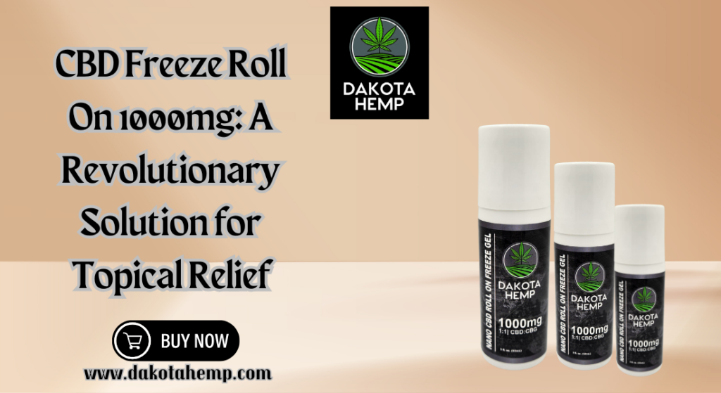 CBD Freeze Roll On 1000mg