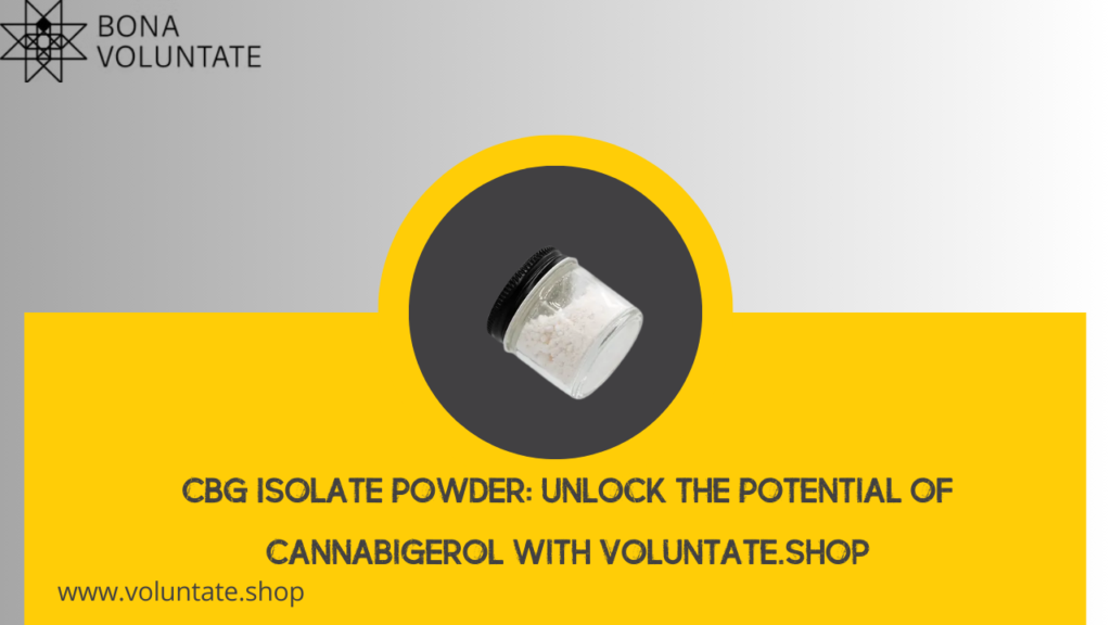 CBG isolate powder