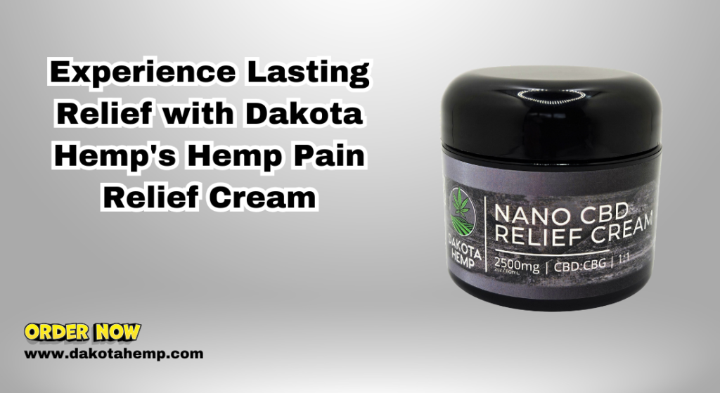 Hemp Pain Relief Cream