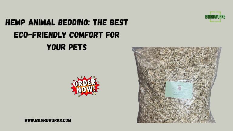 Hemp animal bedding