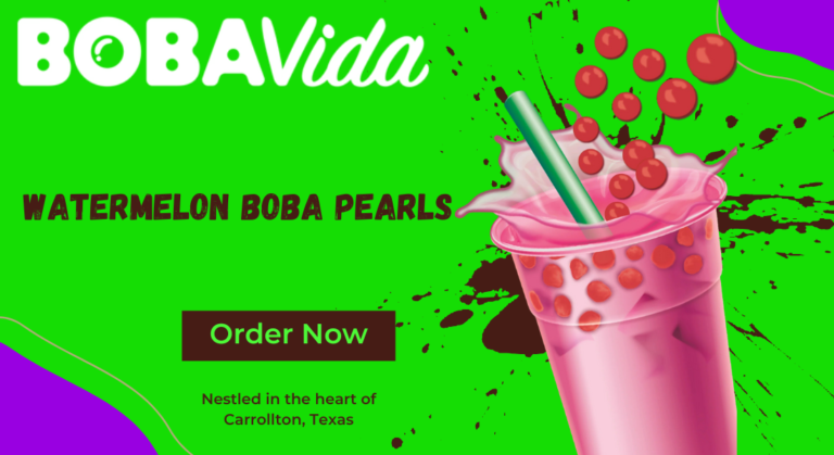 Watermelon Boba Pearls