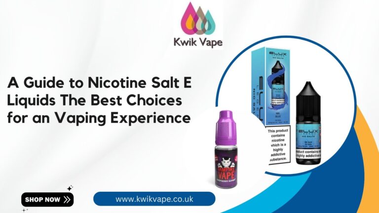 Nicotine Salt E Liquids