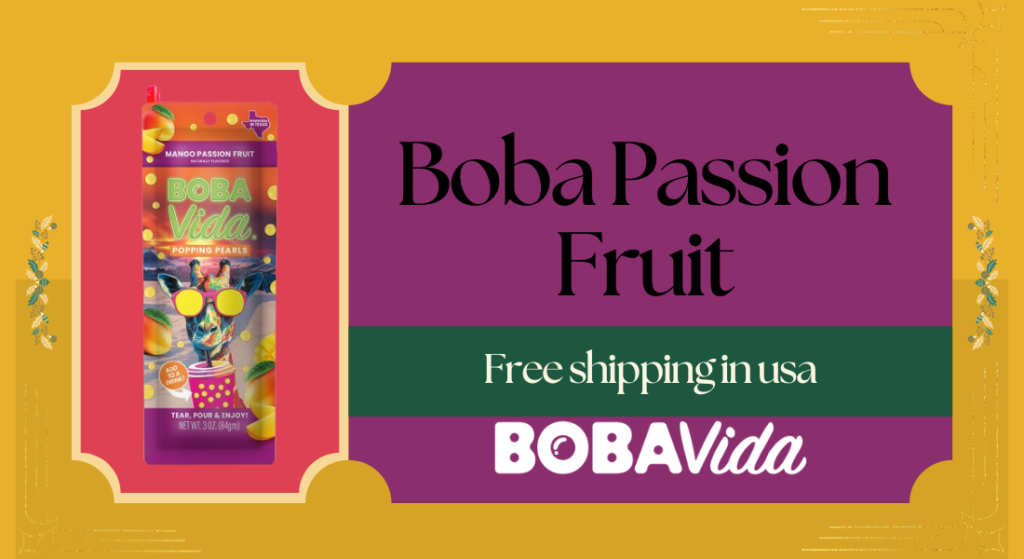 Boba Passion Fruit