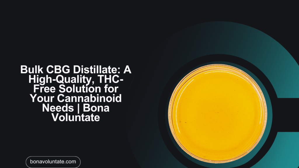 Bulk CBG Distillate