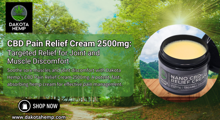 CBD Pain Relief Cream 2500mg