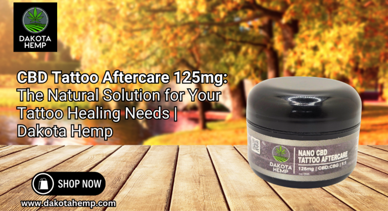 CBD Tattoo Aftercare 125mg