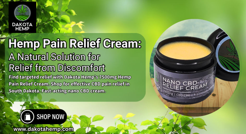 Hemp Pain Relief Cream