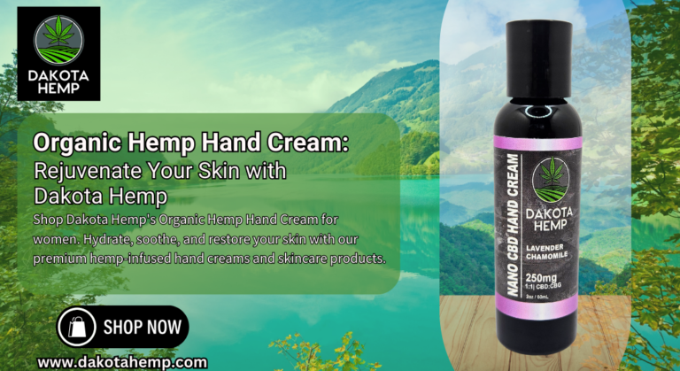 Organic Hemp Hand Cream