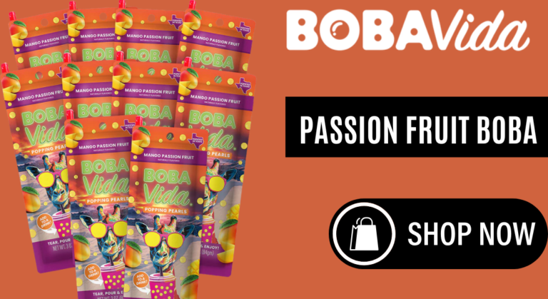 Passion Fruit Boba