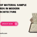 building material sample board