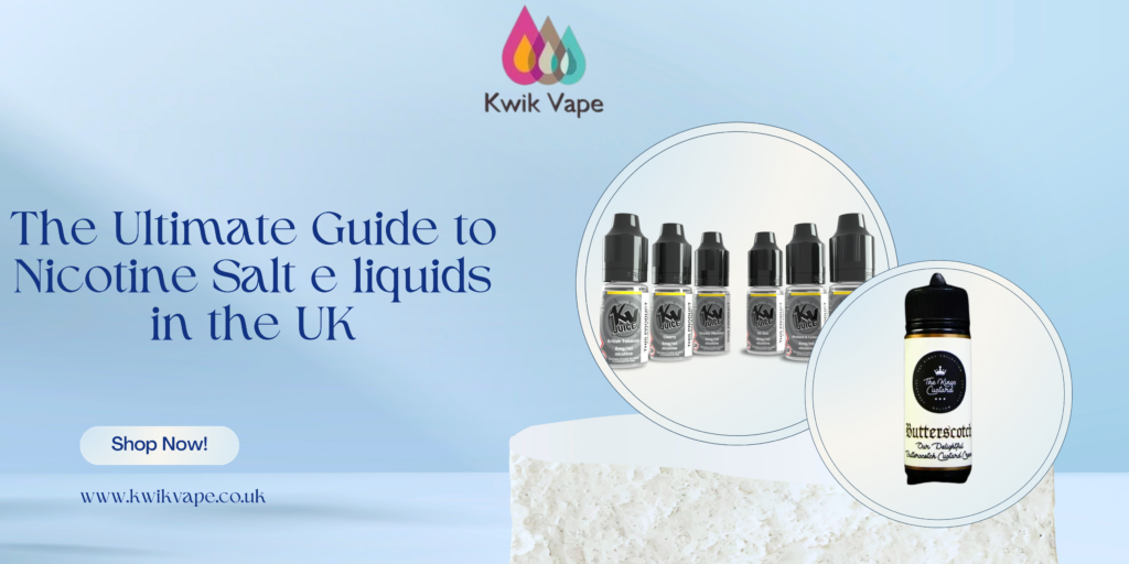 Nicotine Salt e liquids