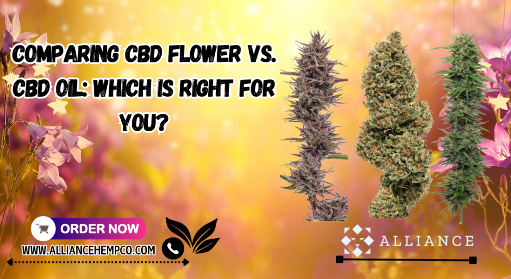 CBD Flower vs. CBD Oil