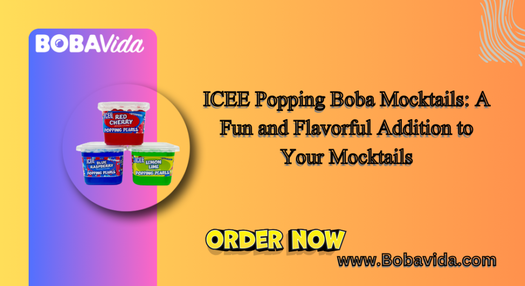 ICEE Popping Boba Mocktails