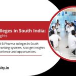 B. Pharm colleges in South India