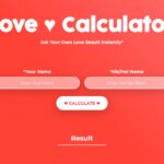 True Love Percentage Calculator