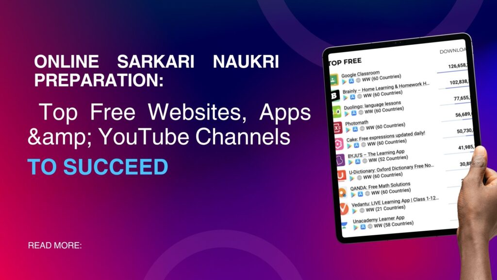 Online Sarkari Naukri Preparation