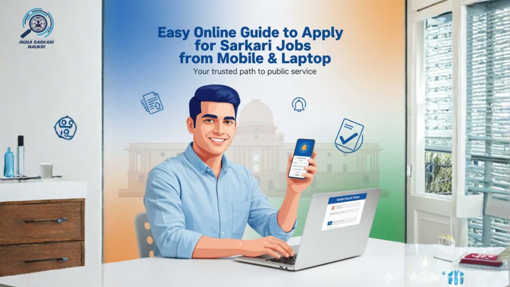Apply for Sarkari Jobs from Mobile & Laptop