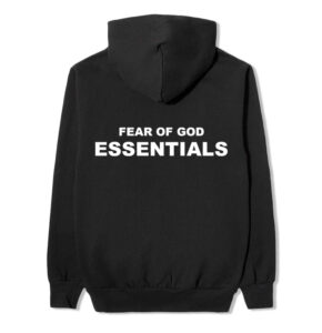 Black Essentials Hoodie