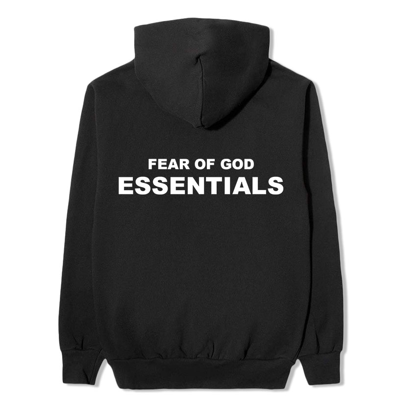 Black Essentials Hoodie