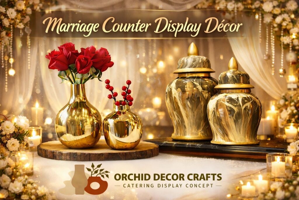 Marriage Counter Display Decor