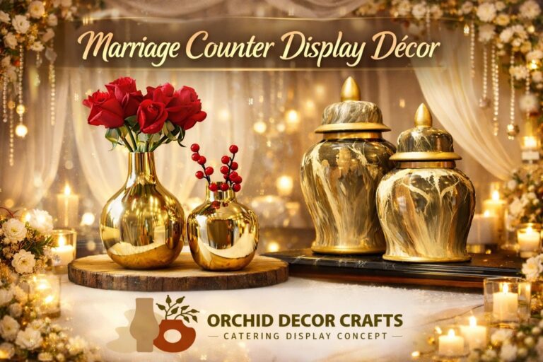 Marriage Counter Display Decor