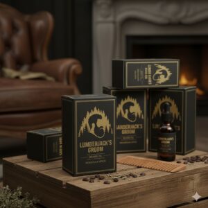 custom beard oil boxes