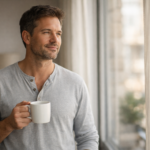 Man practicing healthy lifestyle habits for daily vitality