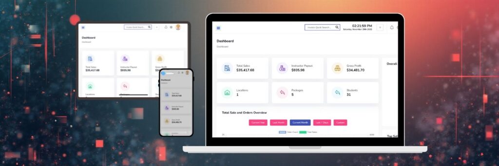 Driving school software
