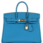 HERMES Birkin 25cm Blue
