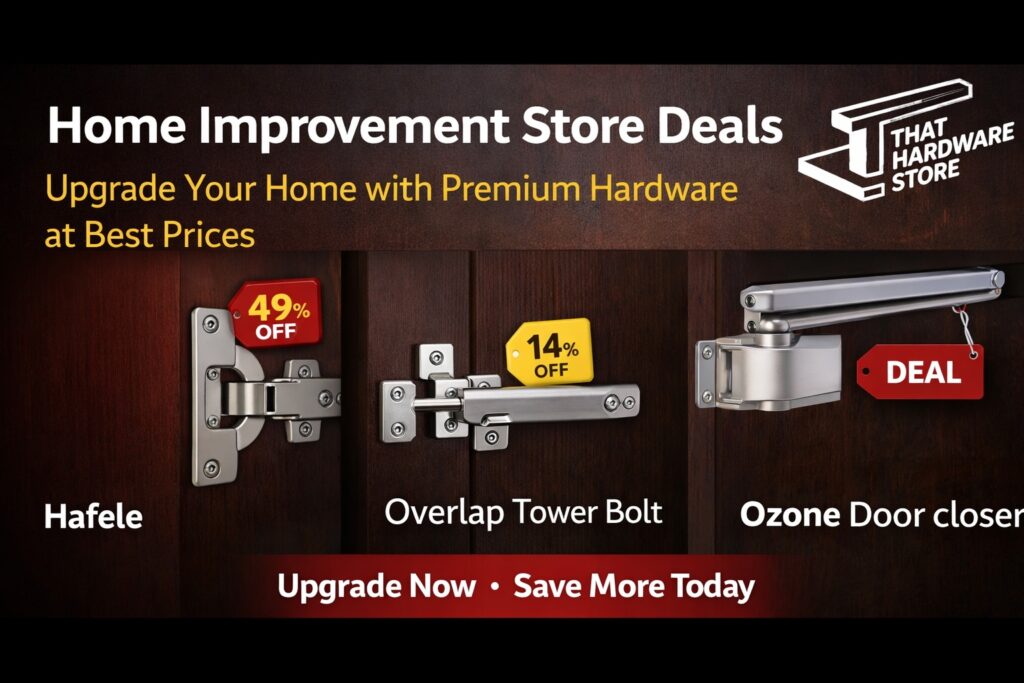 Home improvment store hardware