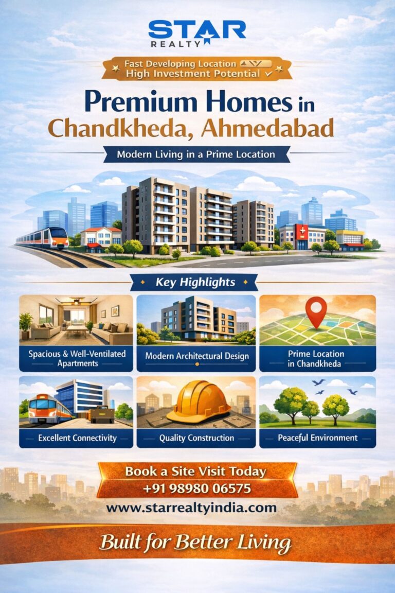 Housing and Residential Projects in Chandkheda - Star Realty