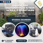 Modern Outdoor Water Wall Fountain