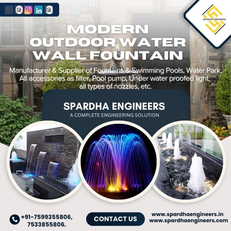 Modern Outdoor Water Wall Fountain