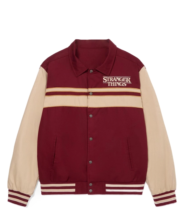 Stranger-Things-Logo-Retro-Maroon-and-Beige-Varisty-Jacket