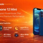 iPhone 12 mini front view with Super Retina XDR OLED display"