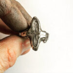 sterling silver cross ring