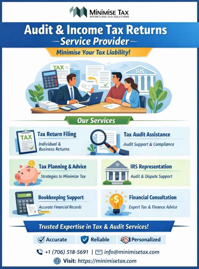 Audit and Income Tax Return Service Provider – Minimise Tax