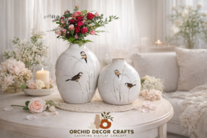 Ceramic flower vase in Delhi for modern home décor and living room decoration