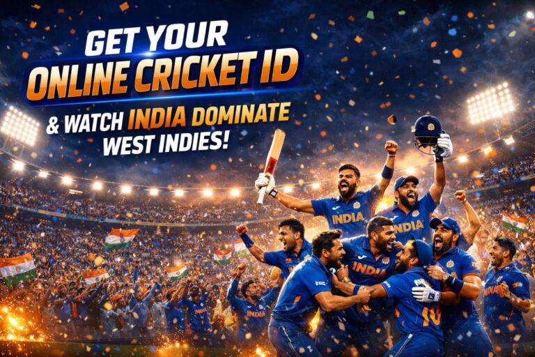 Get Your Online Cricket ID & Watch India Dominate West Indies!